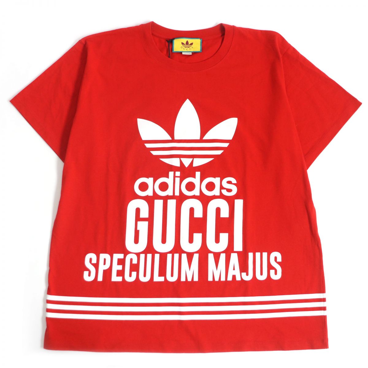 GUCCI Cut cotton Red Gucci x Adidas collaboration L