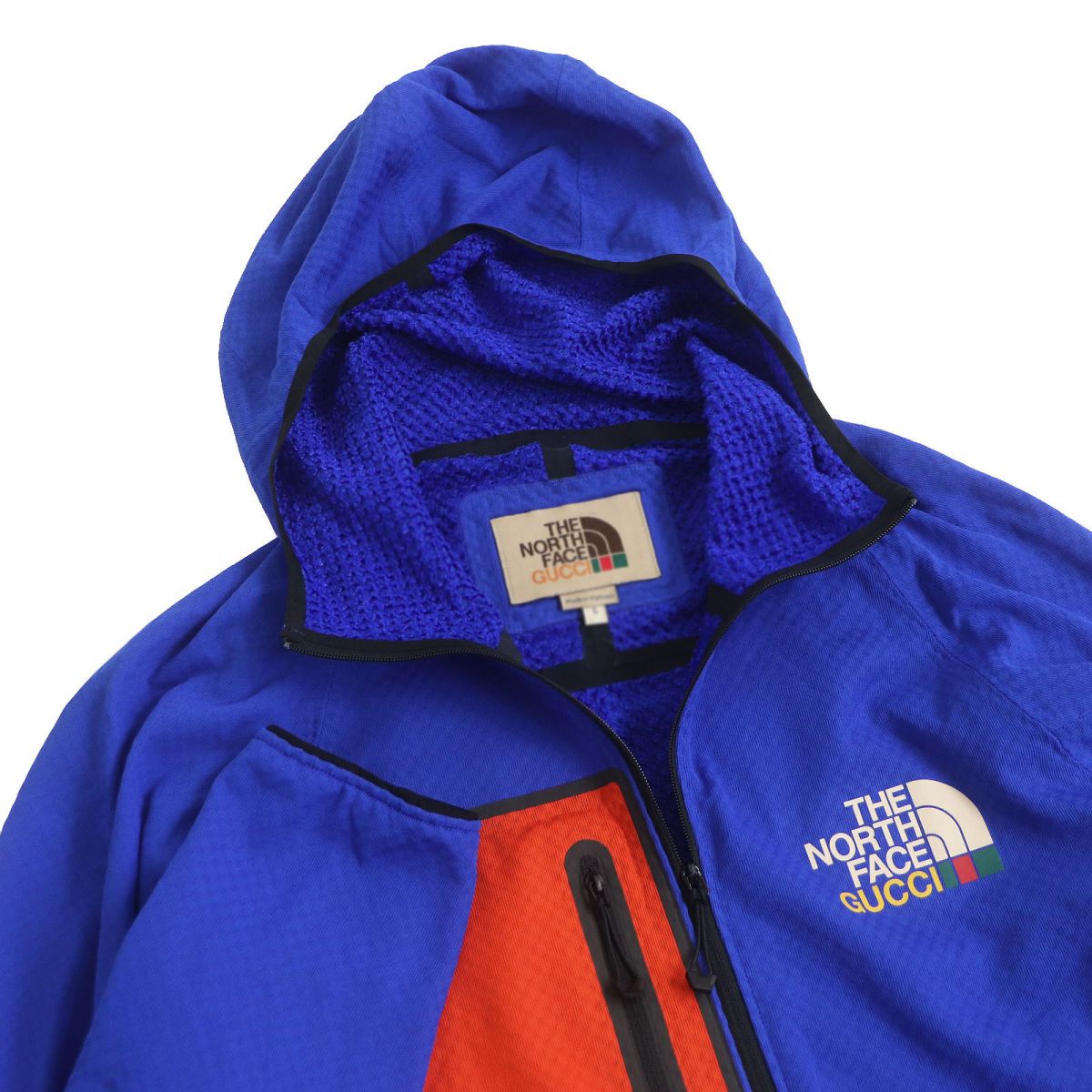 GUCCI Hoodie Main: 100% polyester blue mens S Used