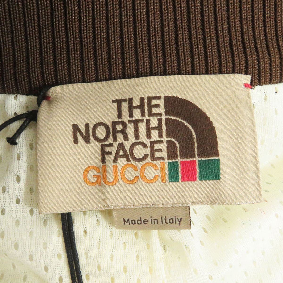 GUCCI Jersey Outer: 55% polyester, Outer: 45% cotton, Lining: 100% polyester, Part: 93% polyester, Part: 5% polyamide, Part: 2% elastane White type mens S Used