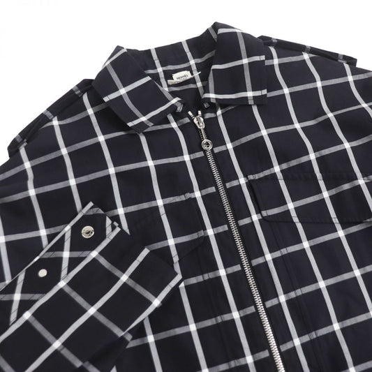 HERMES Blouson Main: 100% cotton, Part: 100% polyester black mens 36 Used