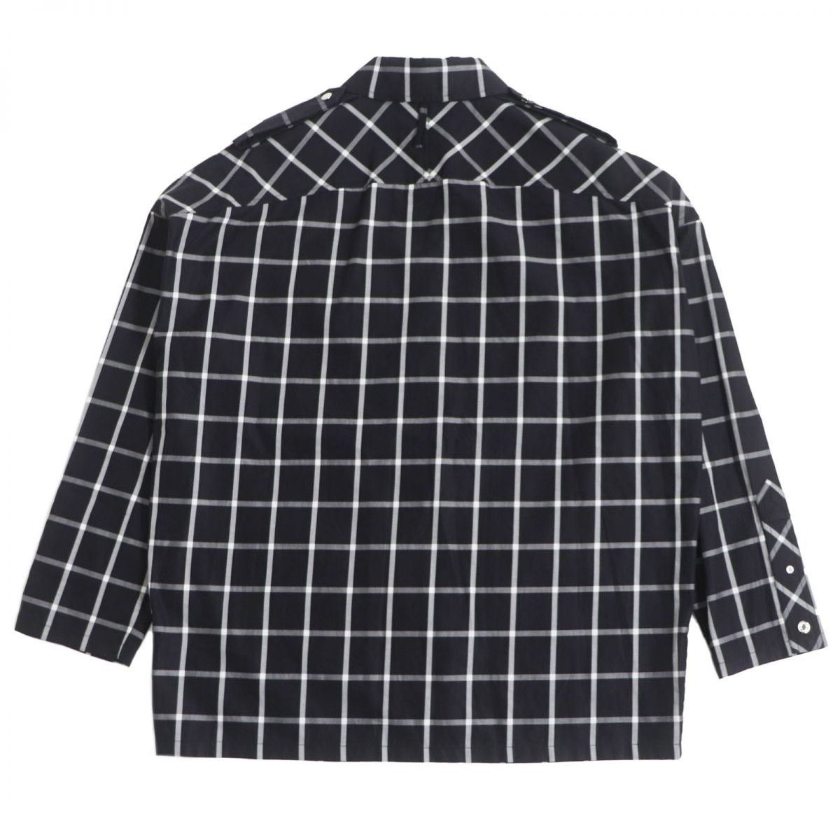 HERMES Blouson Main: 100% cotton, Part: 100% polyester black mens 36 Used
