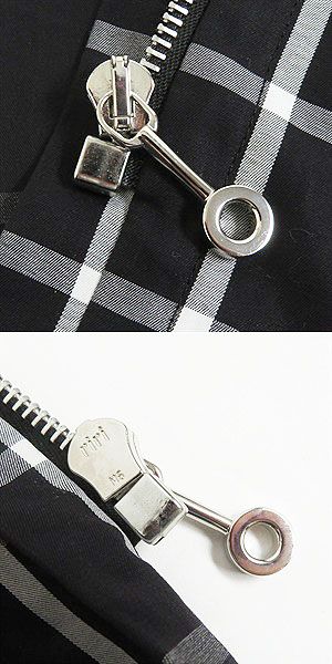 HERMES Blouson Main: 100% cotton, Part: 100% polyester black mens 36 Used