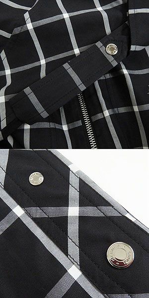HERMES Blouson Main: 100% cotton, Part: 100% polyester black mens 36 Used