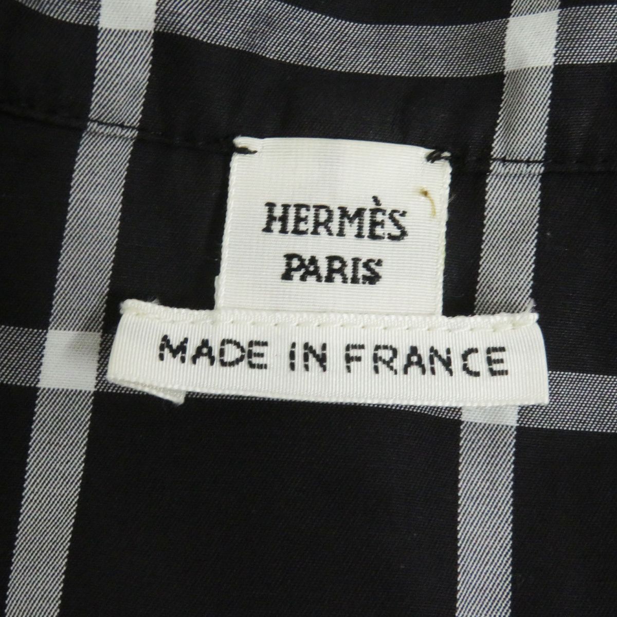 HERMES Blouson Main: 100% cotton, Part: 100% polyester black mens 36 Used