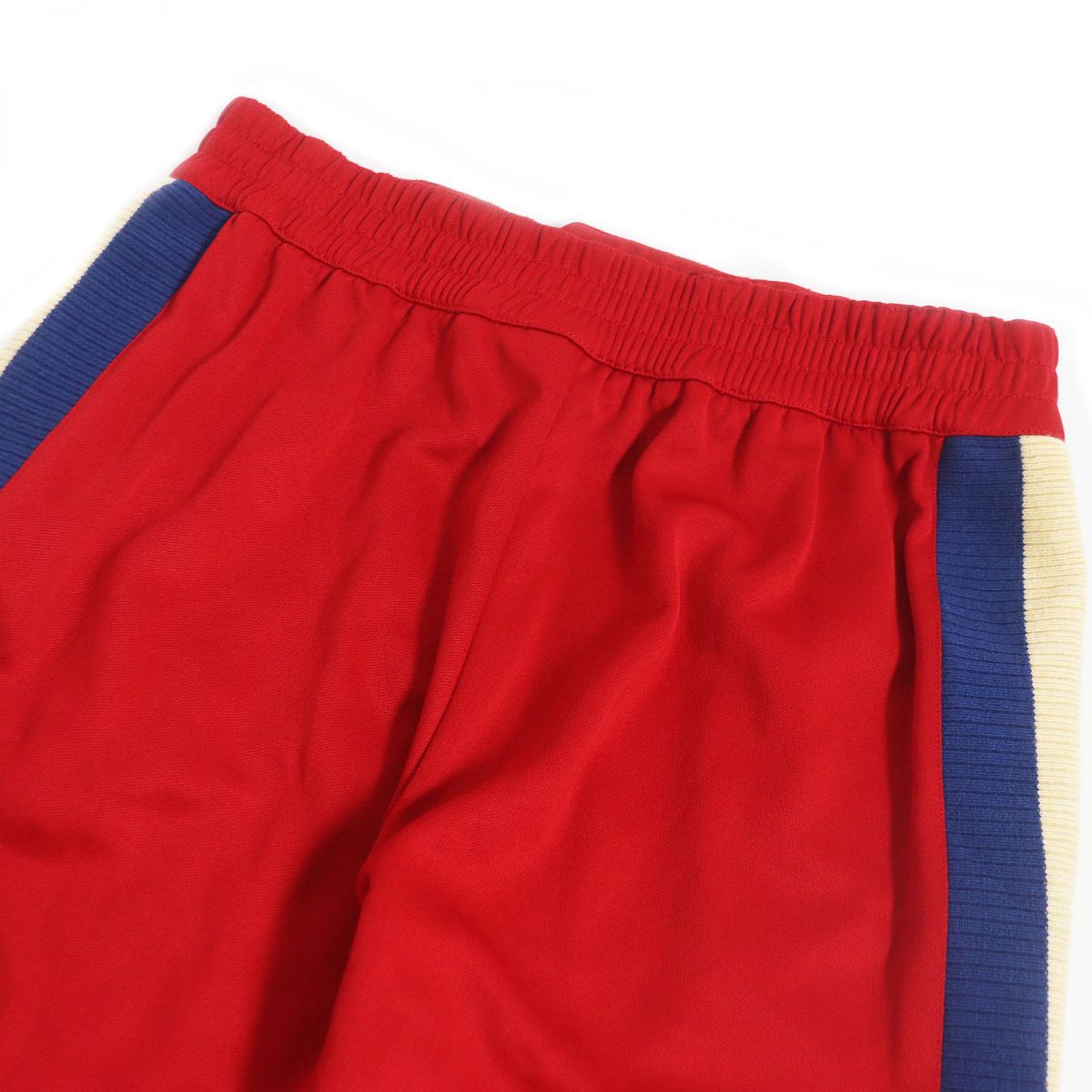 GUCCI Pants Outer: 55% polyester, Outer: 45% cotton, Part: 94% wool, Part: 5% nylon, Part: 1% polyurethane, Applique: 100% polyester Red mens M Used