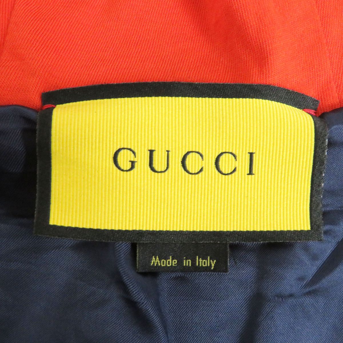 GUCCI Blouson Outer: 56% polyester, Outer: 44% cotton, Part: 90% polyester, Part: 10% polyurethane, Part: 100% cotton Blue type mens XL Used
