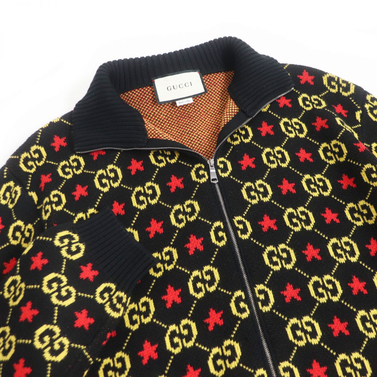 GUCCI knit Main: 100% cotton Black type mens S Used