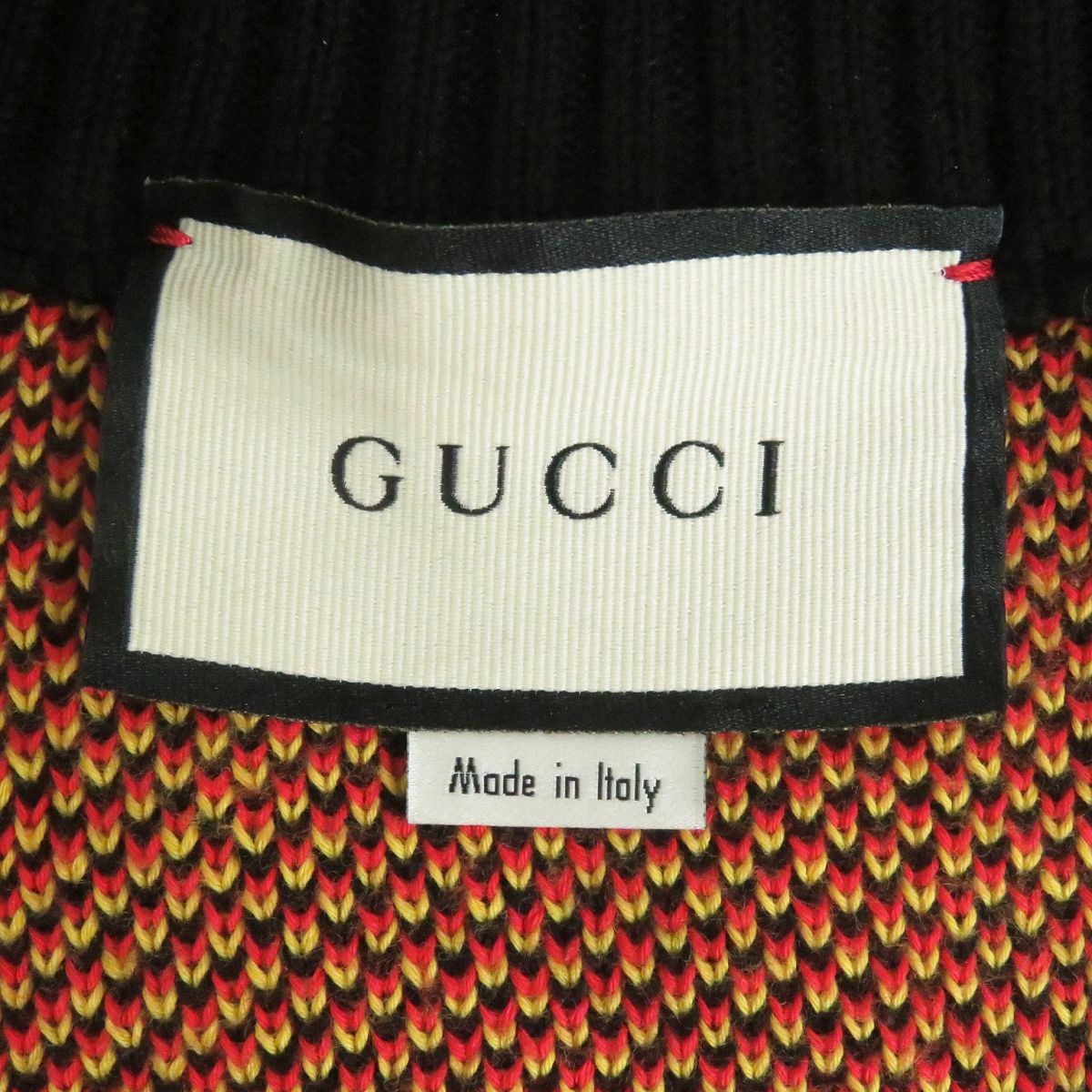 GUCCI knit Main: 100% cotton Black type mens S Used