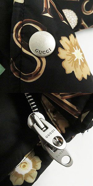 GUCCI Down vest Nylon Black type 50