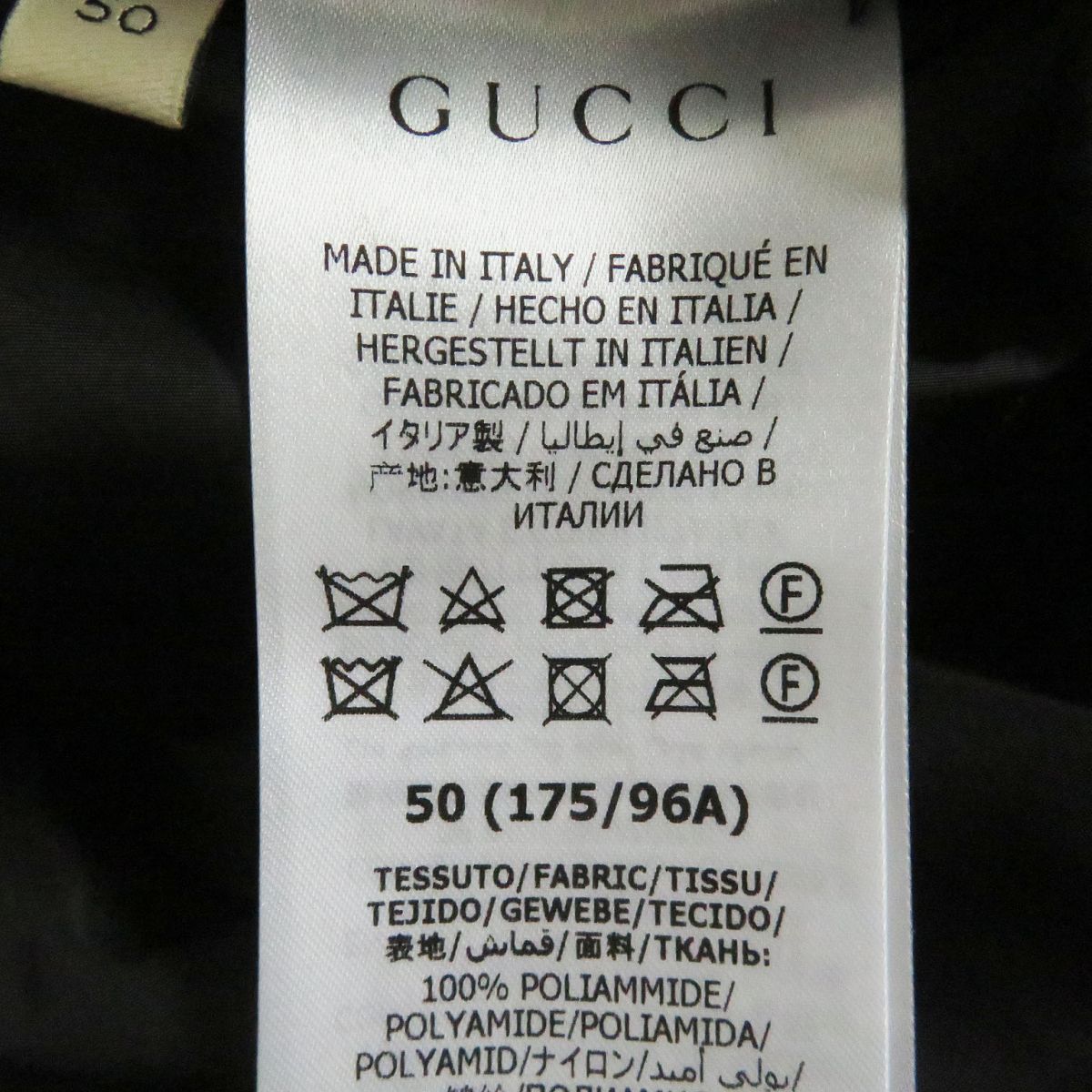 GUCCI Down vest Nylon Black type 50