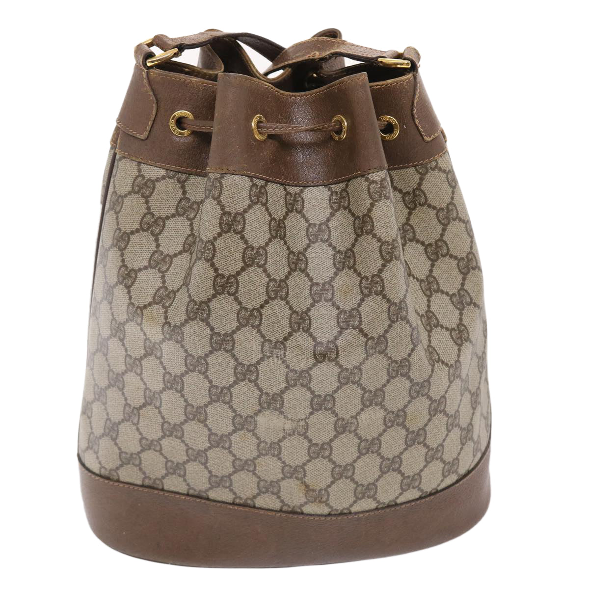 GUCCI GG Canvas Web Sherry Line Shoulder Bag Beige Red Green  tb826
