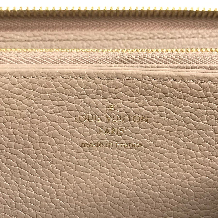 LOUIS VUITTON Bicolor Monogram Emplant Zippy Wallet M69794 Long wallet Round zipper