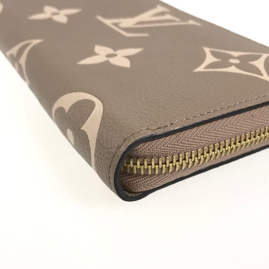 LOUIS VUITTON Bicolor Monogram Emplant Zippy Wallet M69794 Long wallet Round zipper