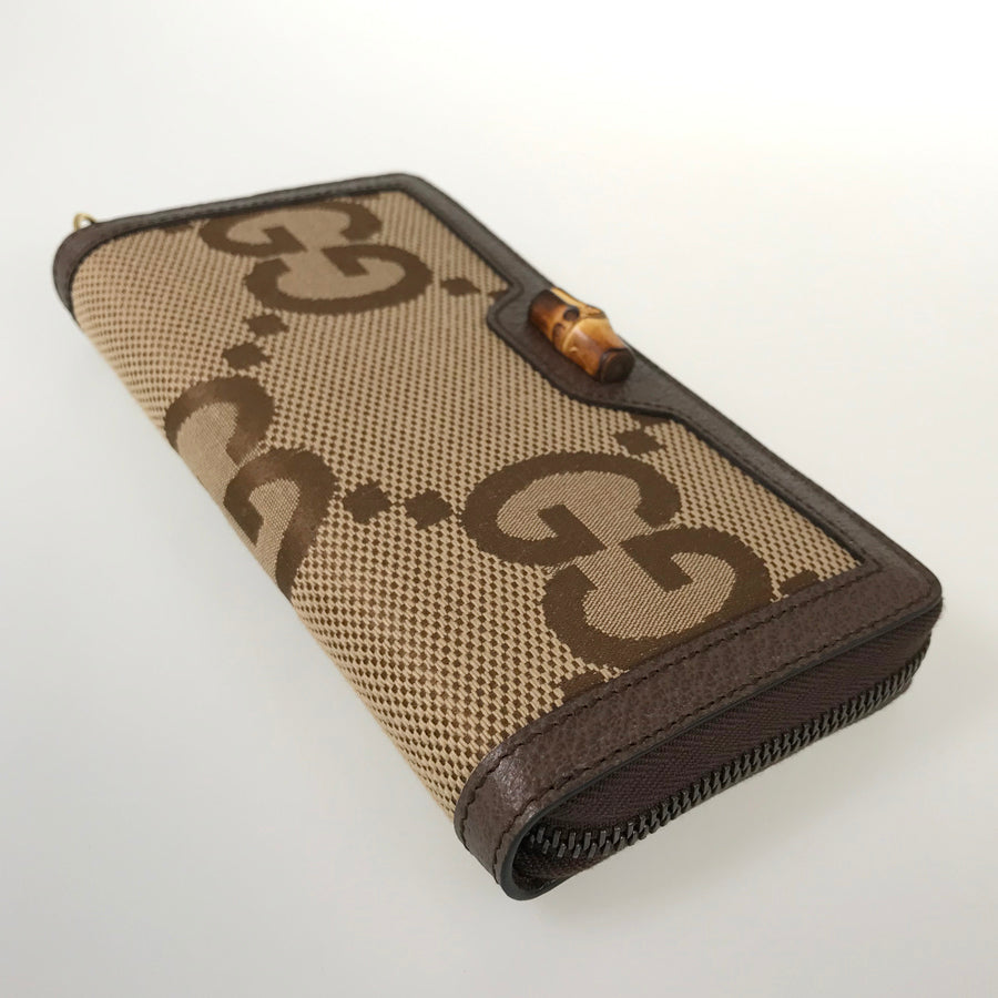 GUCCI Jumbo GG 658634 Long wallet Round zipper