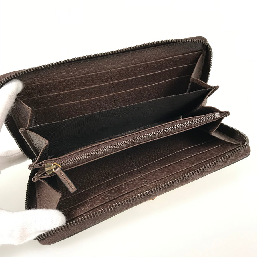 GUCCI Jumbo GG 658634 Long wallet Round zipper