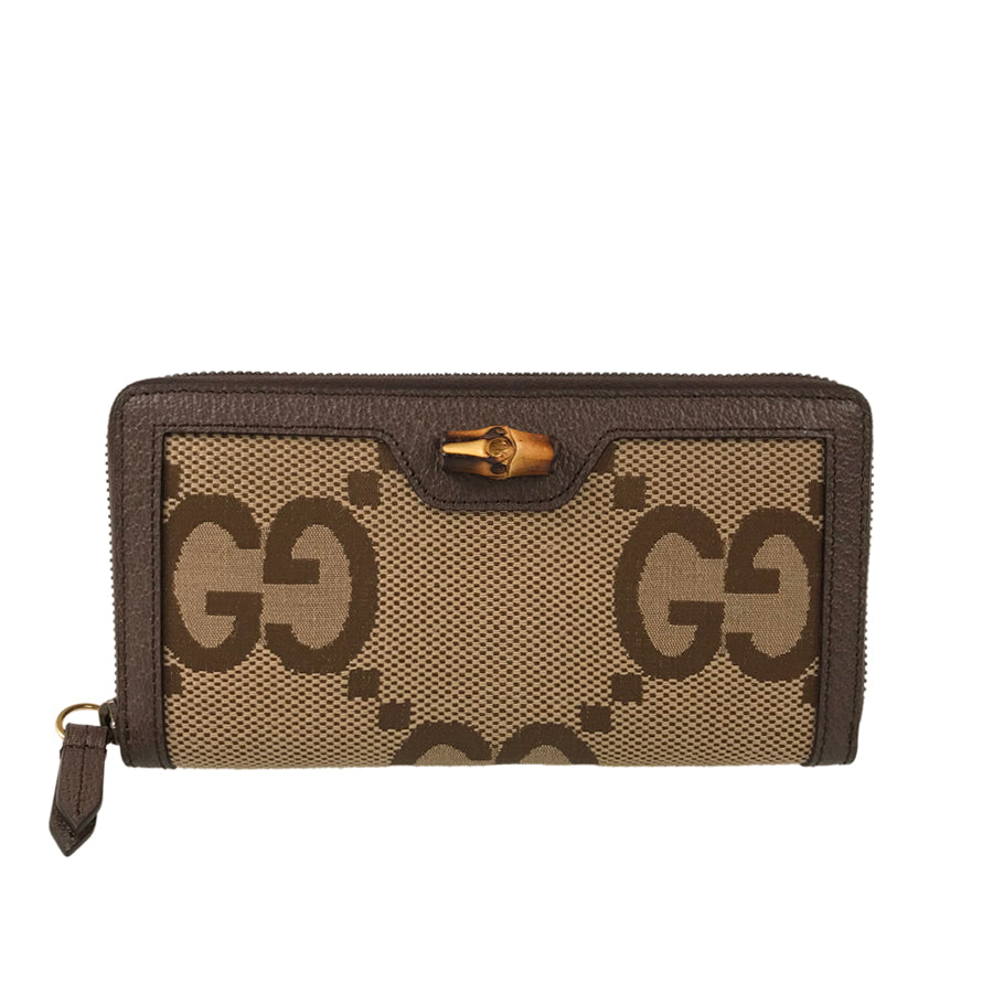 GUCCI Jumbo GG 658634 Long wallet Round zipper