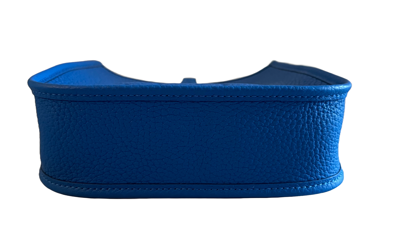 Hermes Evelyne TPM 16 Blue Frida