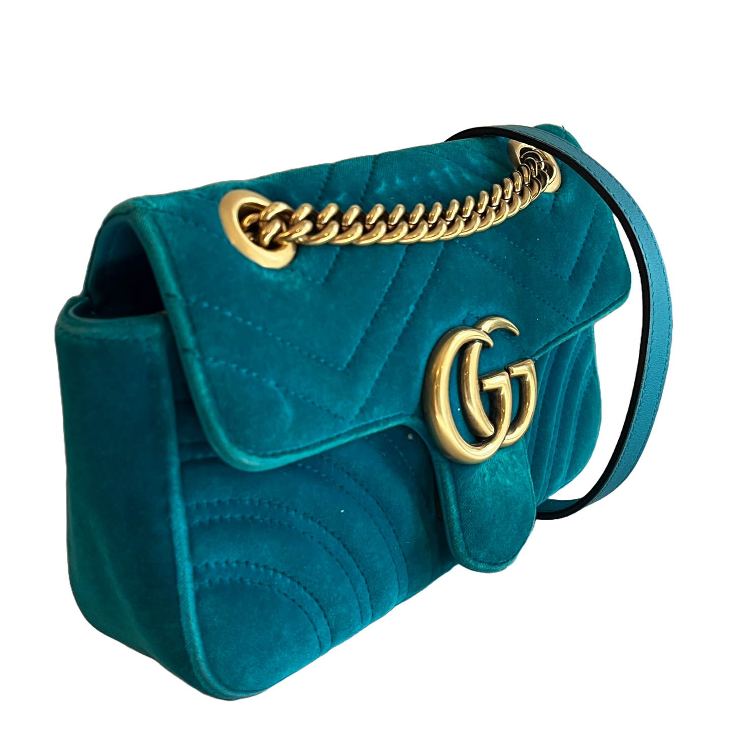 Gucci GG Marmont Mini Velvet Shoulder bag