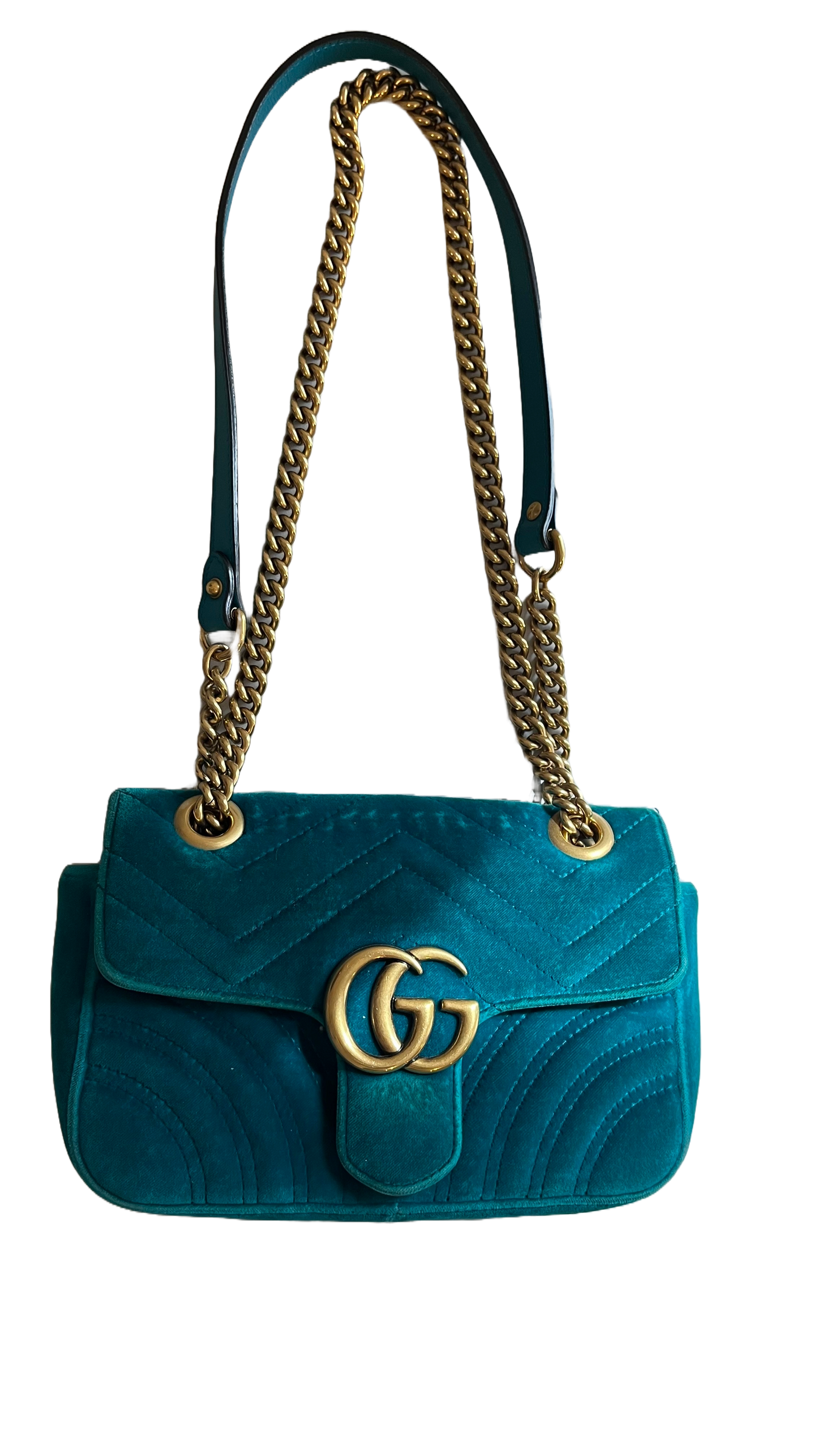 Gucci GG Marmont Mini Velvet Shoulder bag