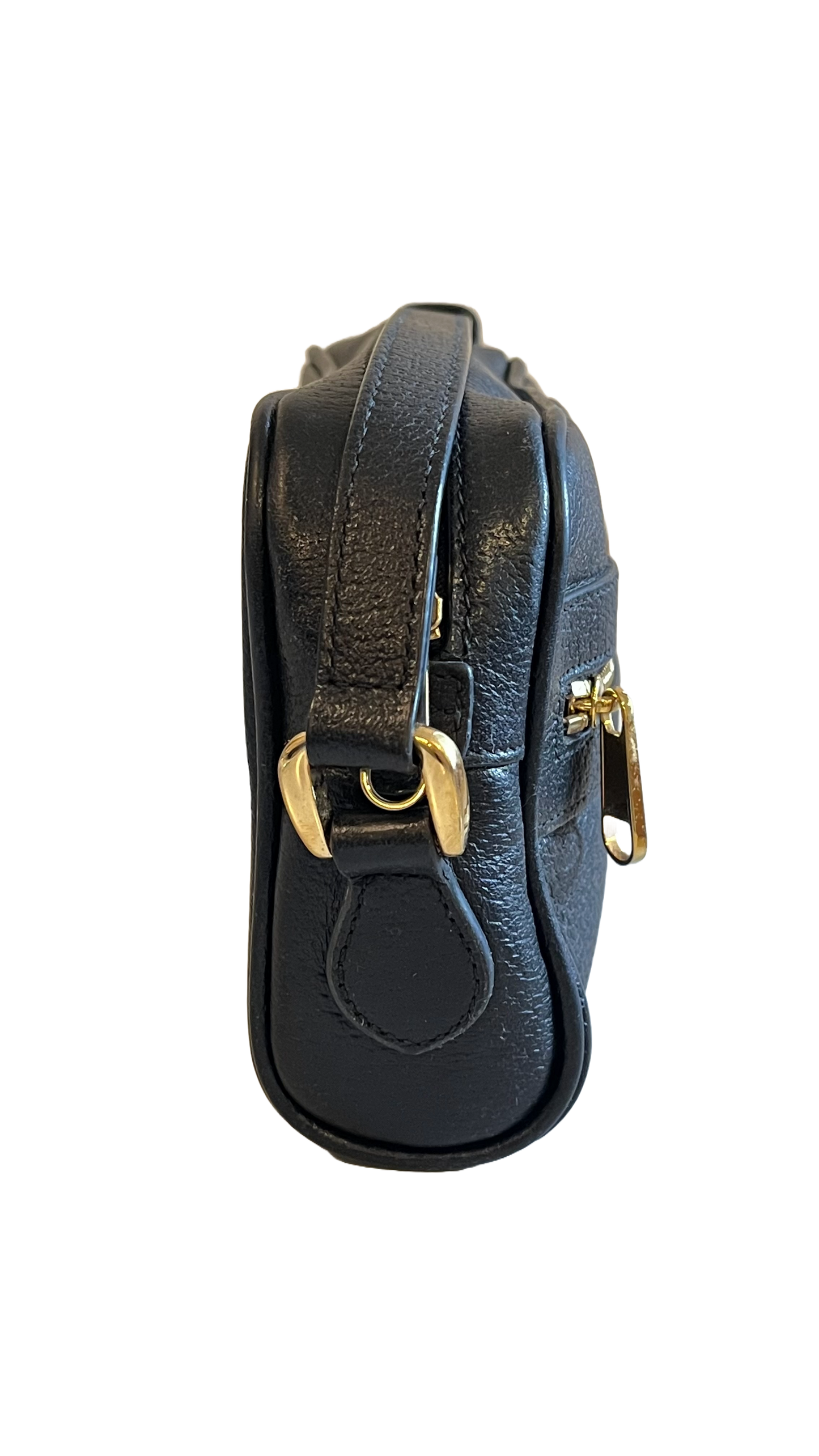 Gucci Ophidia Mini Shoulder Bag, Black Leather