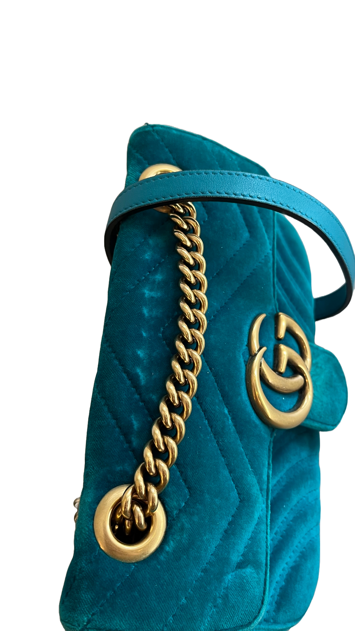 Gucci GG Marmont Mini Velvet Shoulder bag