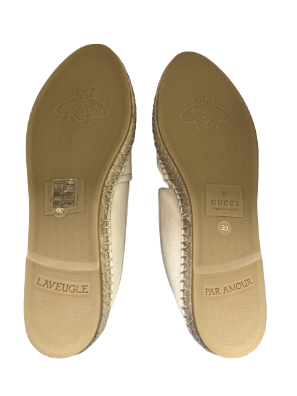 Gucci espadrilles, Web Cream Canvas