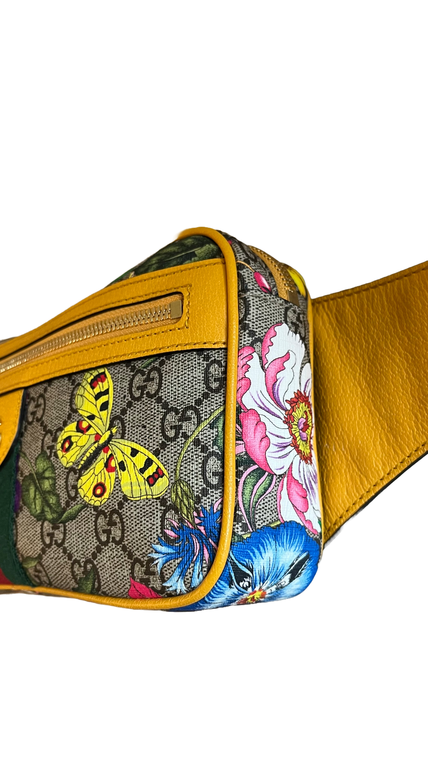 Gucci GG Supreme Monogram Flora Ophidia Belt Bag