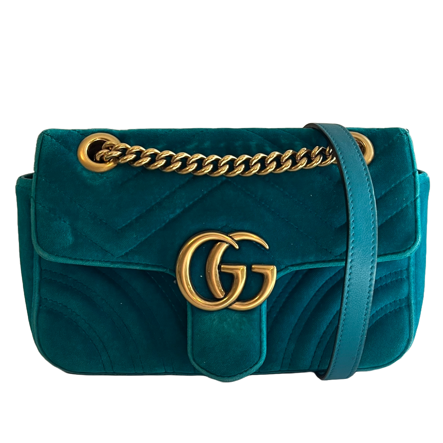 Gucci GG Marmont Mini Velvet Shoulder bag