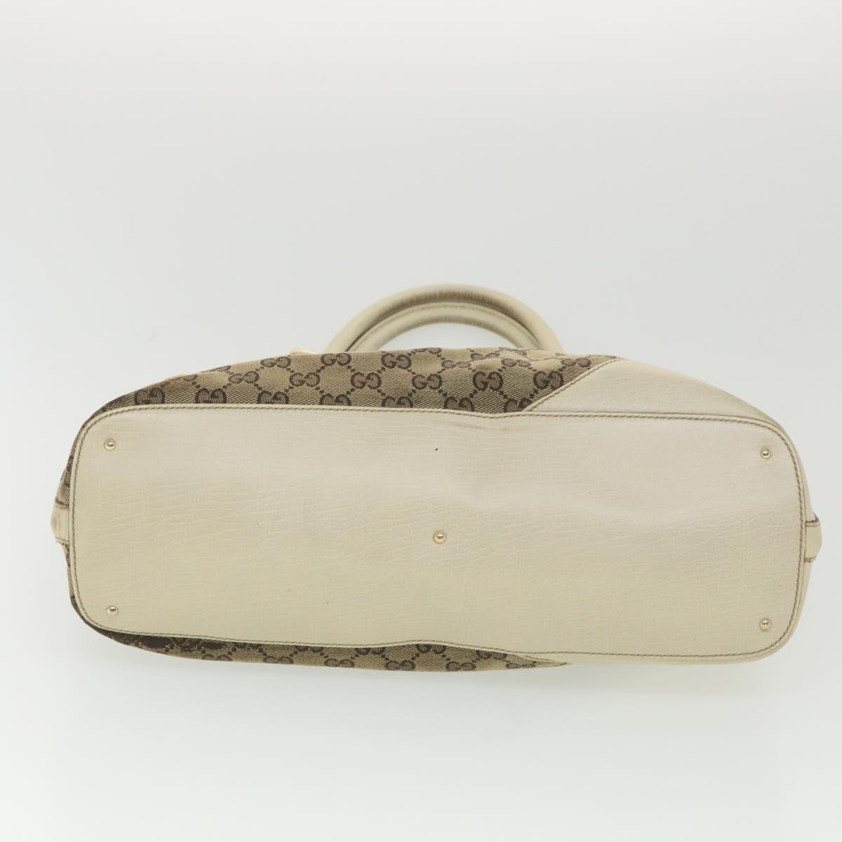 Gucci GG Canvas Sherry Line Shoulder Bag Beige 137385  th3490