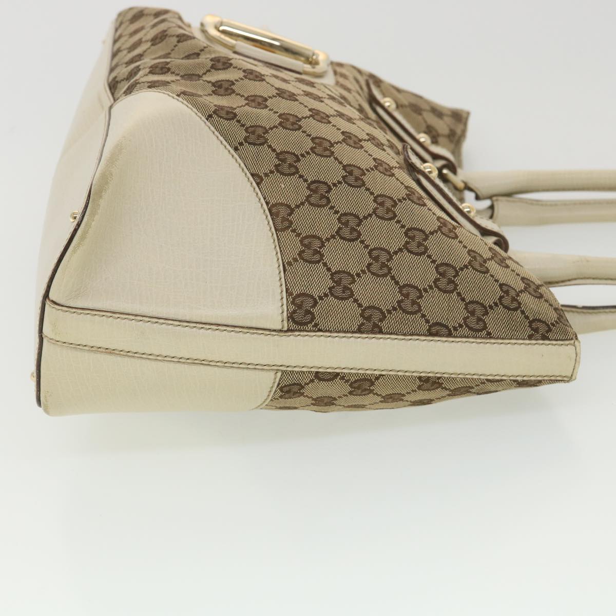 Gucci GG Canvas Sherry Line Shoulder Bag Beige 137385  th3490