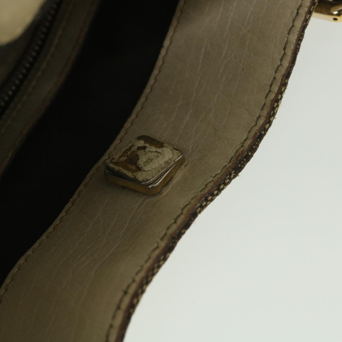 Gucci GG Canvas Sherry Line Shoulder Bag Beige 137385  th3490