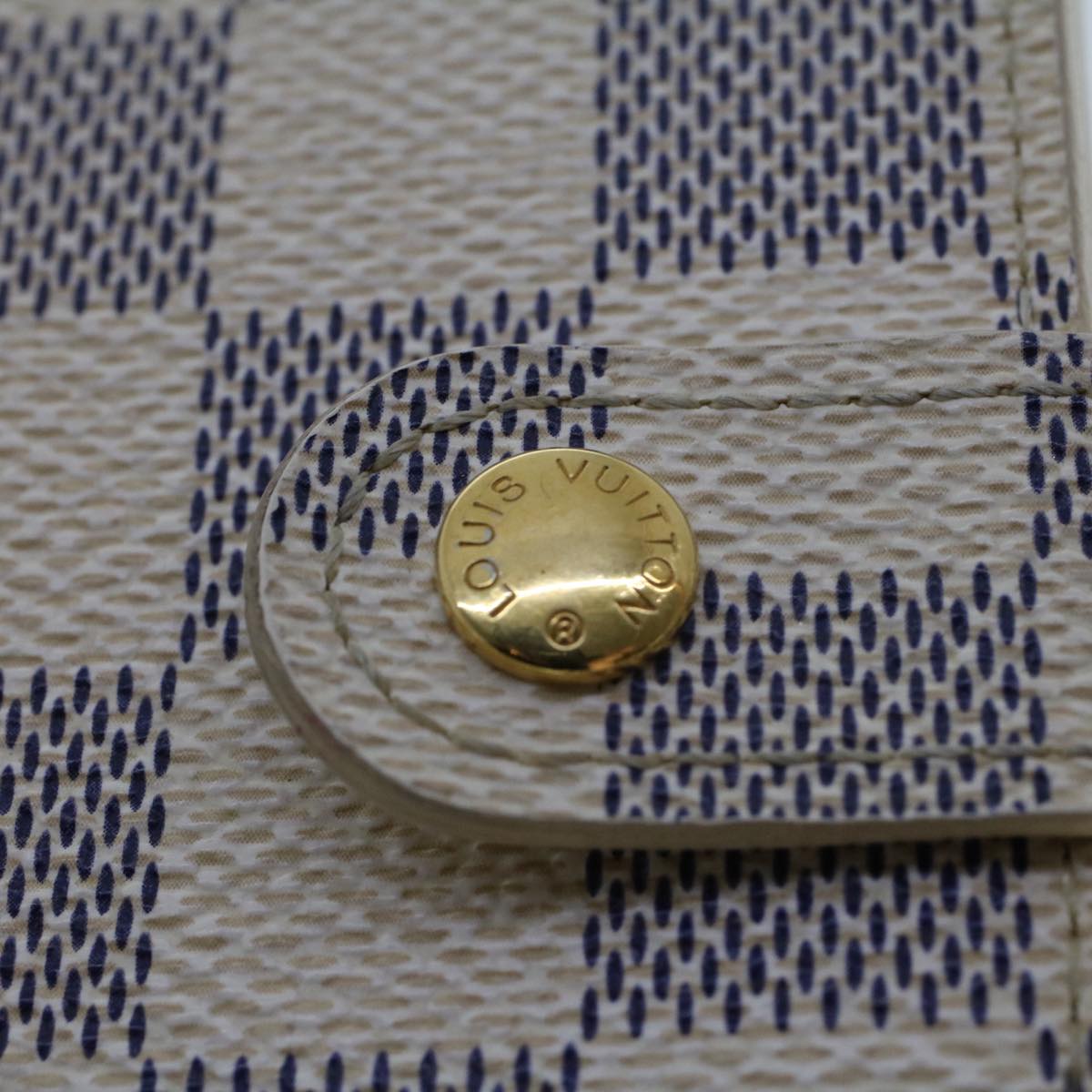 LOUIS VUITTON Damier Azur Agenda PM Day Planner Cover R20706 LV  th3695