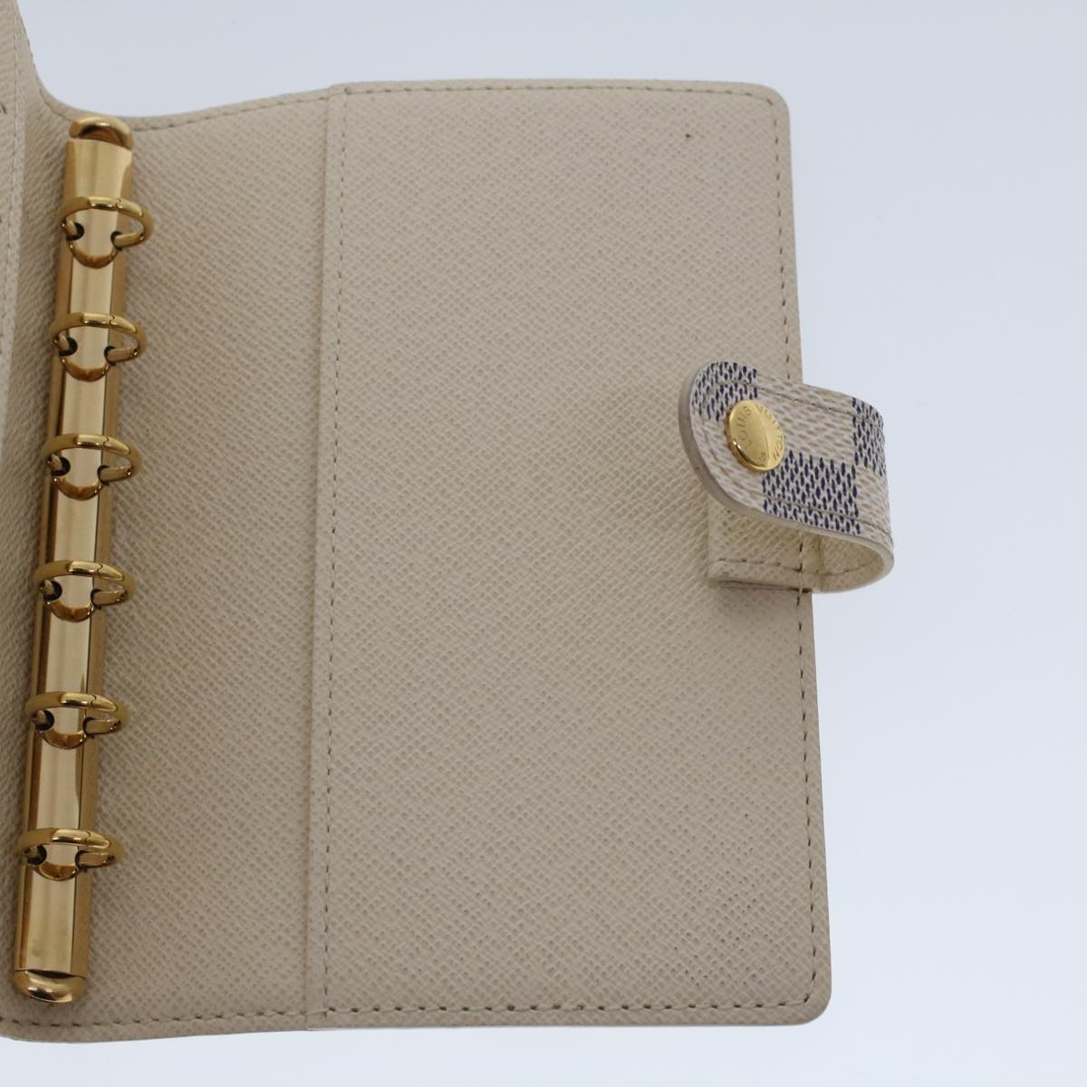 LOUIS VUITTON Damier Azur Agenda PM Day Planner Cover R20706 LV  th3695