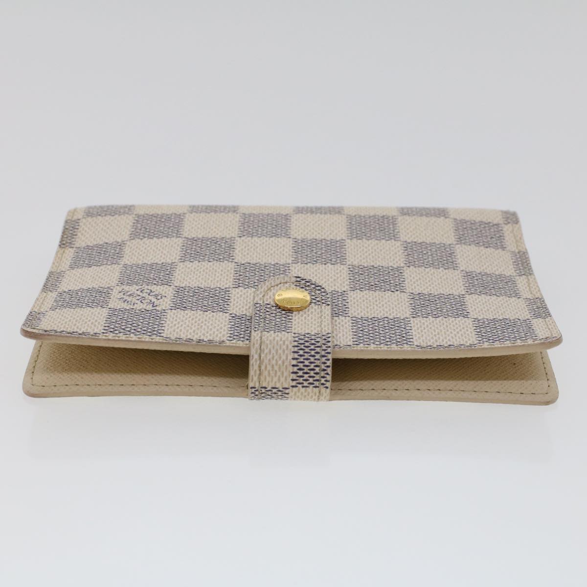 LOUIS VUITTON Damier Azur Agenda PM Day Planner Cover R20706 LV  th3695