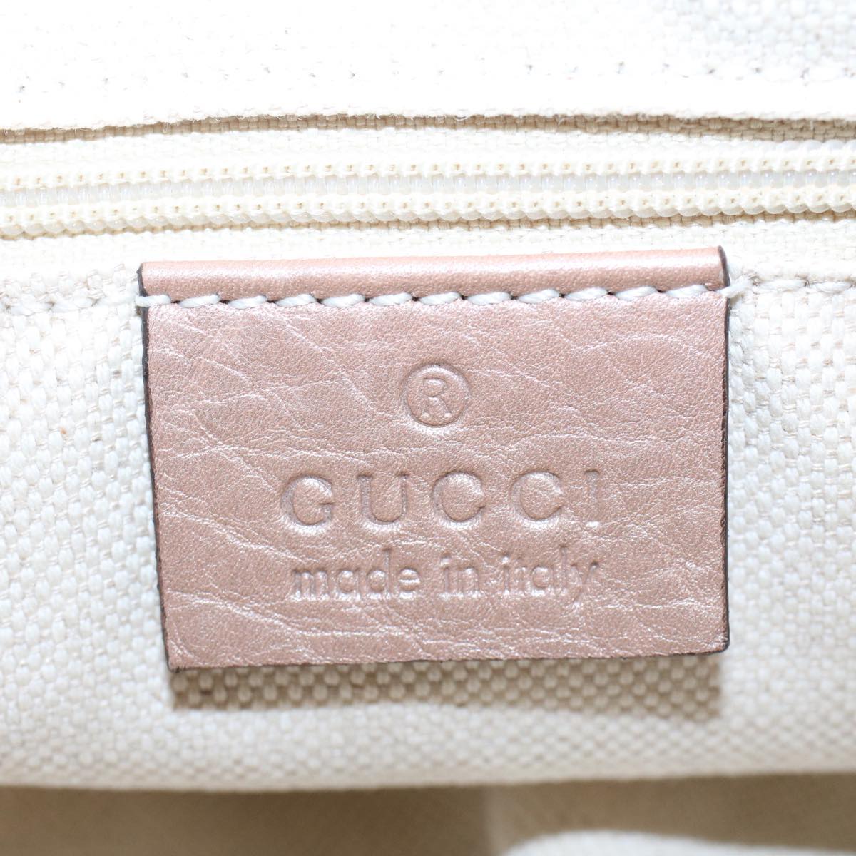 GUCCI Hand Bag Leather 2way Pink 247902  th3878