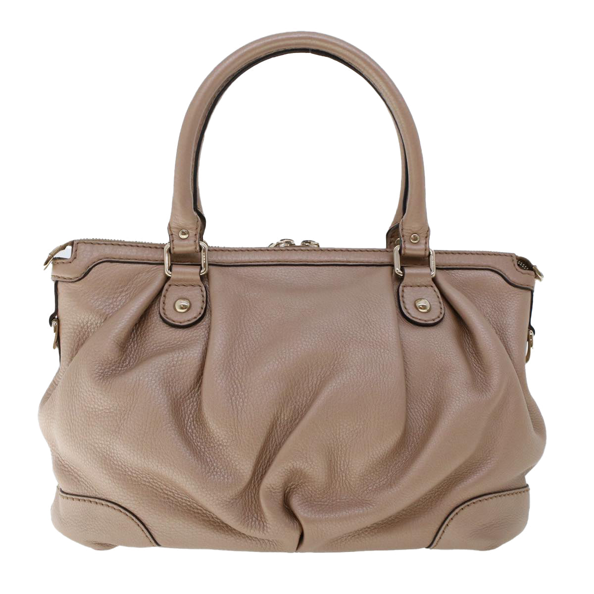 GUCCI Hand Bag Leather 2way Pink 247902  th3878