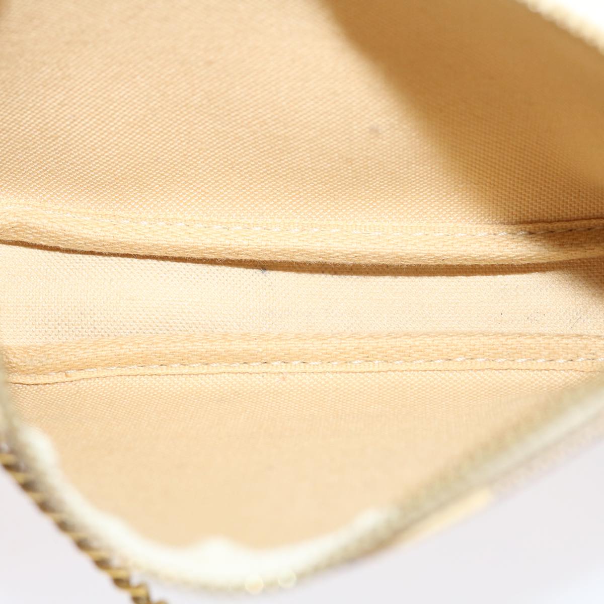 LOUIS VUITTON Damier Azur Mini Pochette Accessoires Pouch N58010 LV Auth 35103
