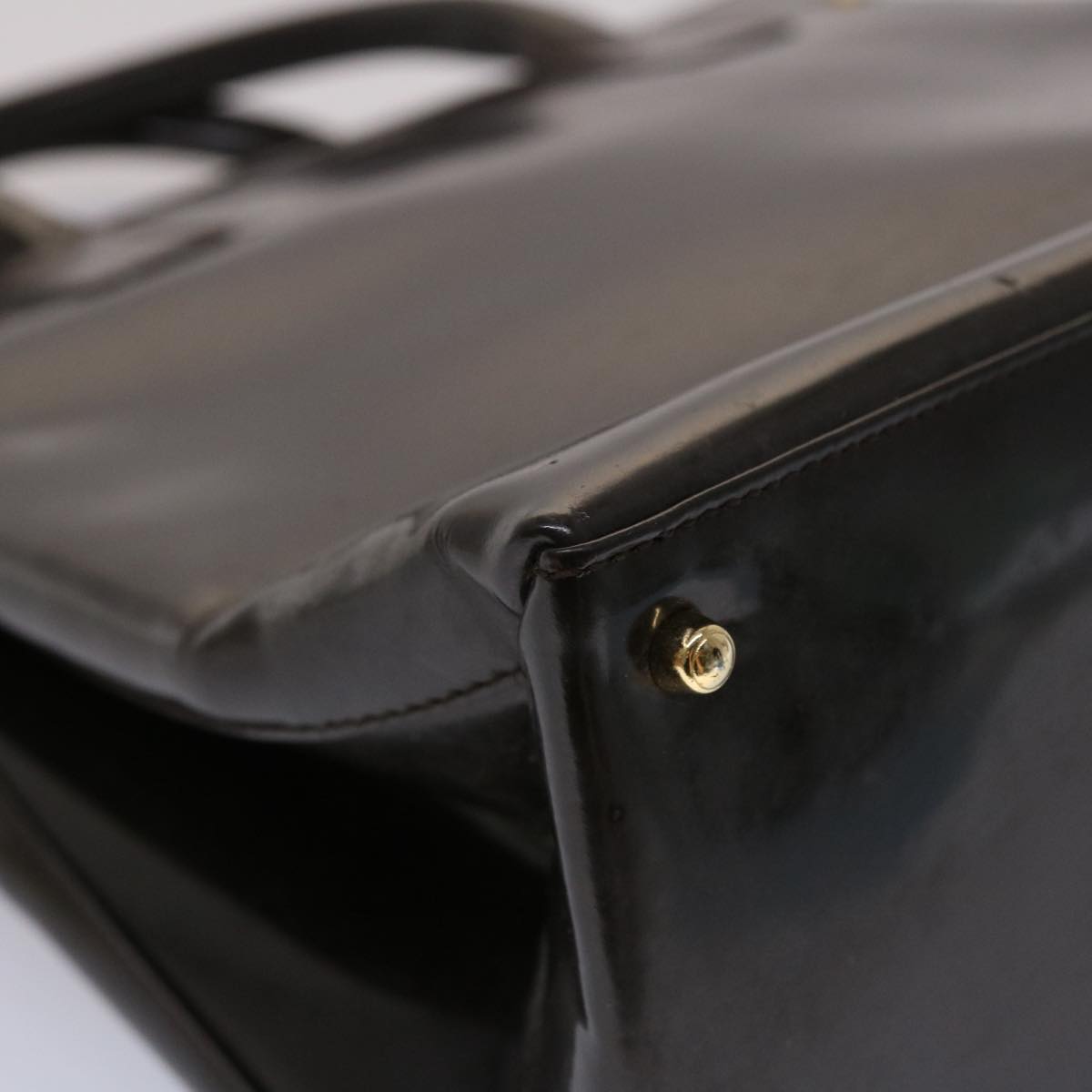 GUCCI Hand Bag Leather 2way Shoulder Bag Brown 00011180503  ti1151