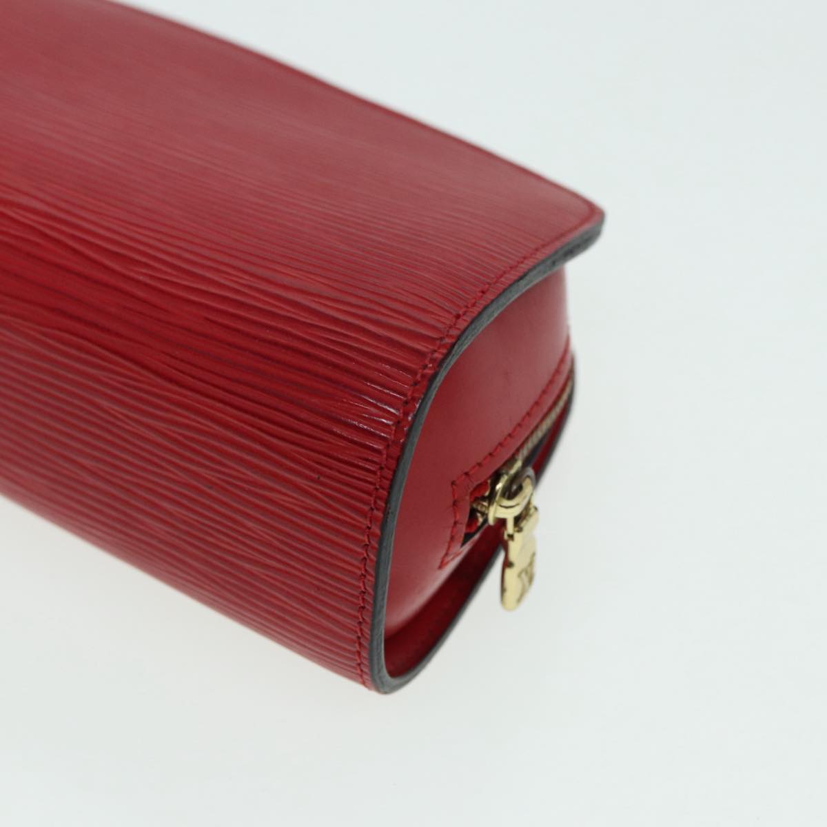 LOUIS VUITTON Epi Dauphine PM Pouch Castilian Red M48447 LV Auth ti1951