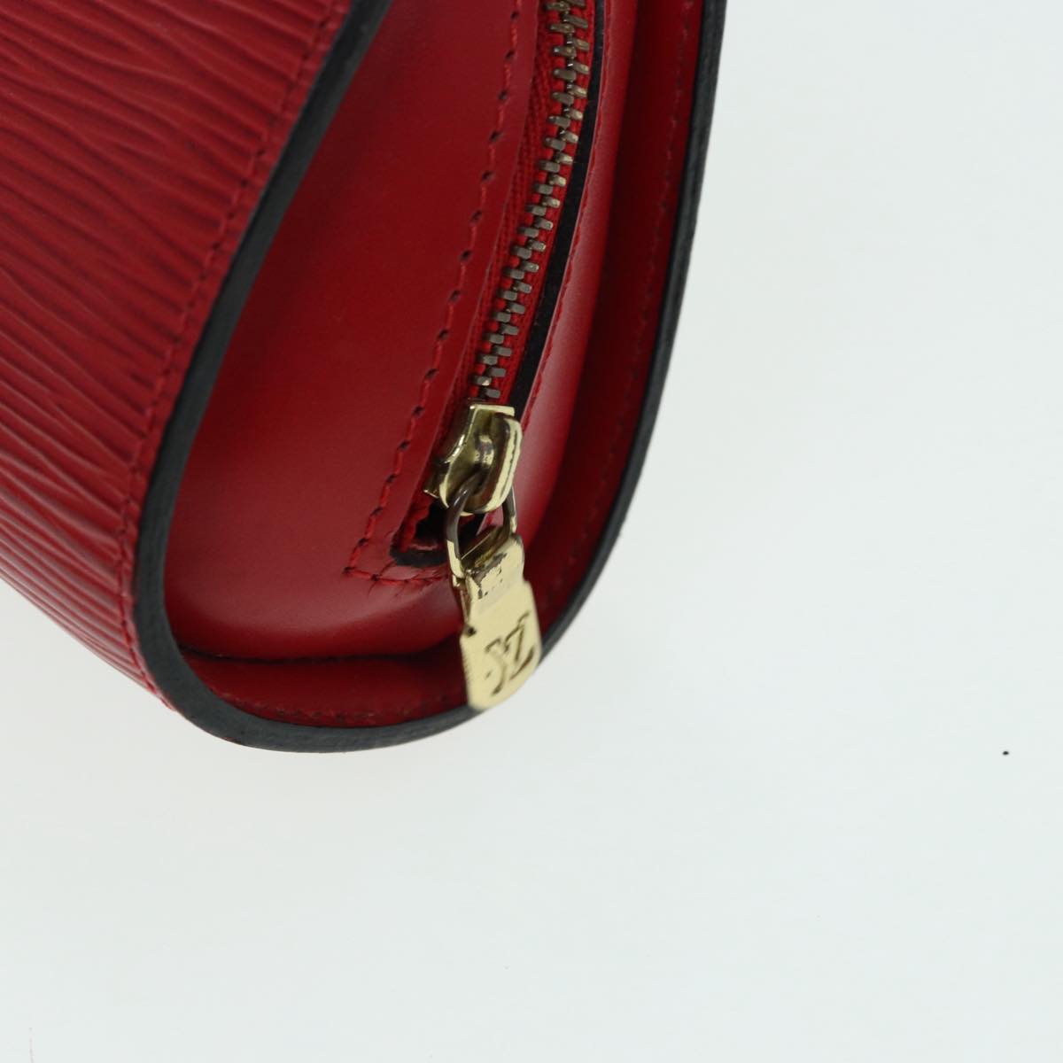 LOUIS VUITTON Epi Dauphine PM Pouch Castilian Red M48447 LV Auth ti1951