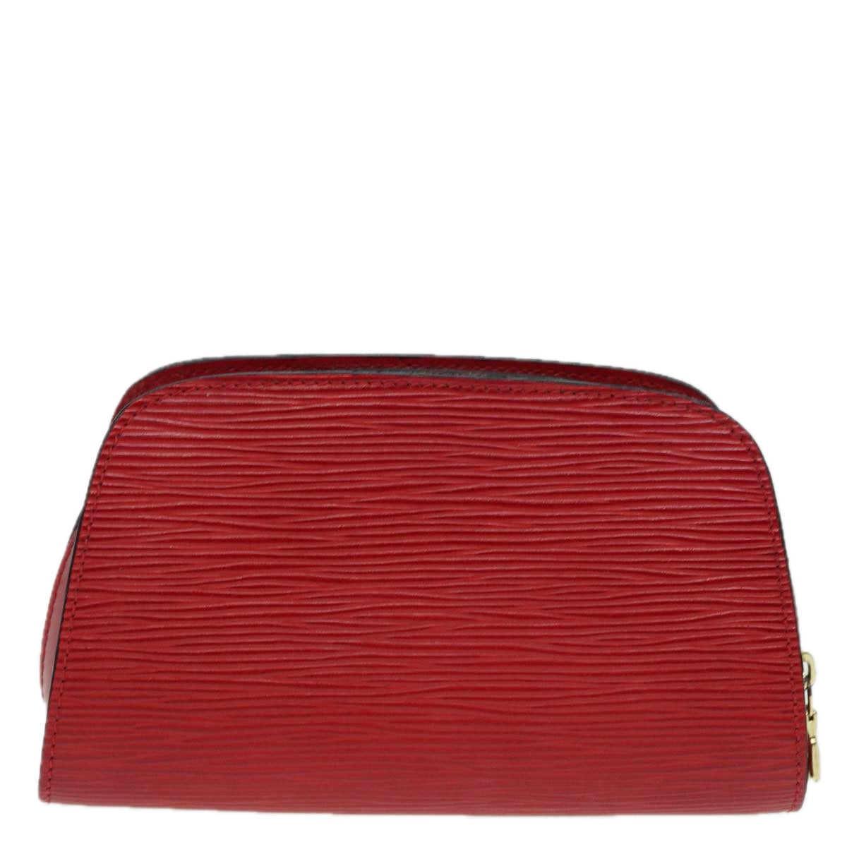 LOUIS VUITTON Epi Dauphine PM Pouch Castilian Red M48447 LV Auth ti1951