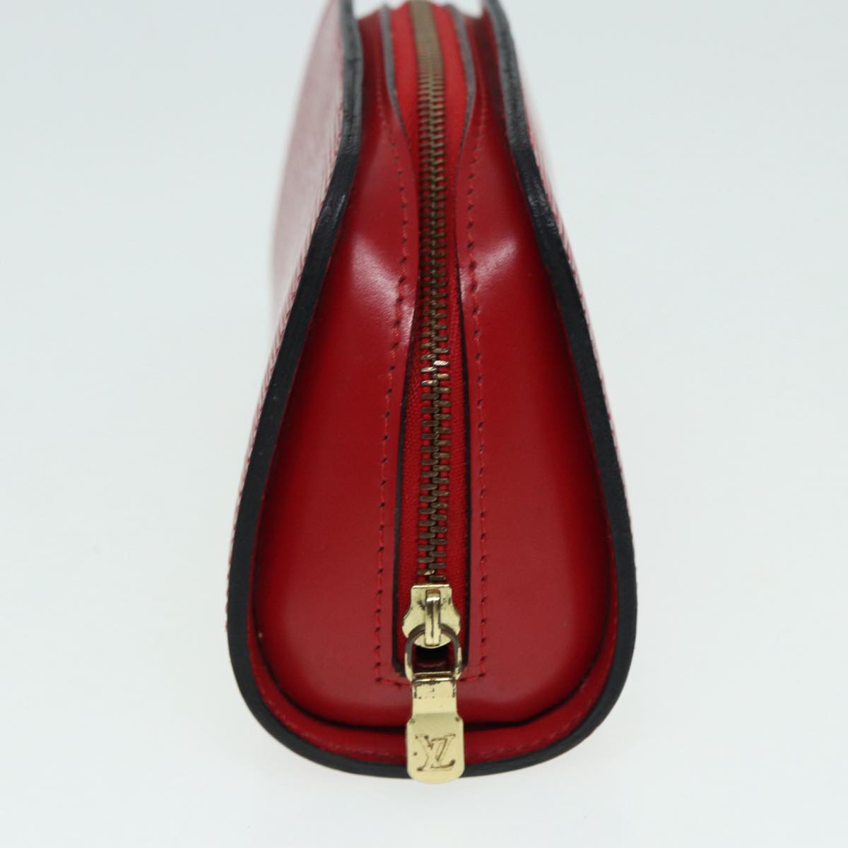LOUIS VUITTON Epi Dauphine PM Pouch Castilian Red M48447 LV Auth ti1951