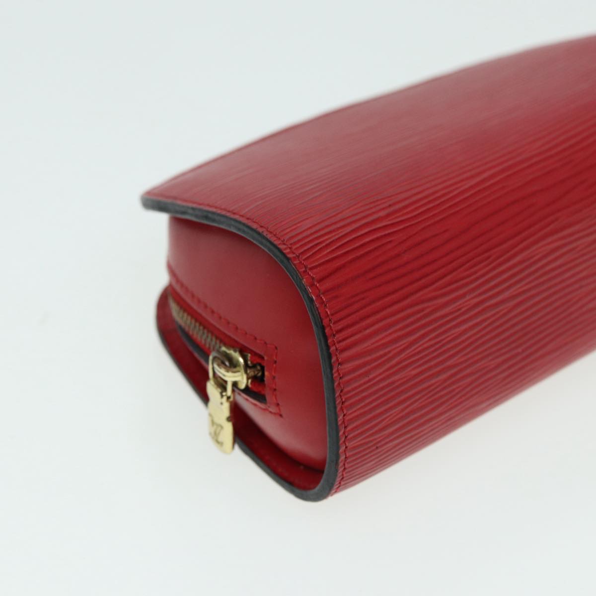 LOUIS VUITTON Epi Dauphine PM Pouch Castilian Red M48447 LV Auth ti1951