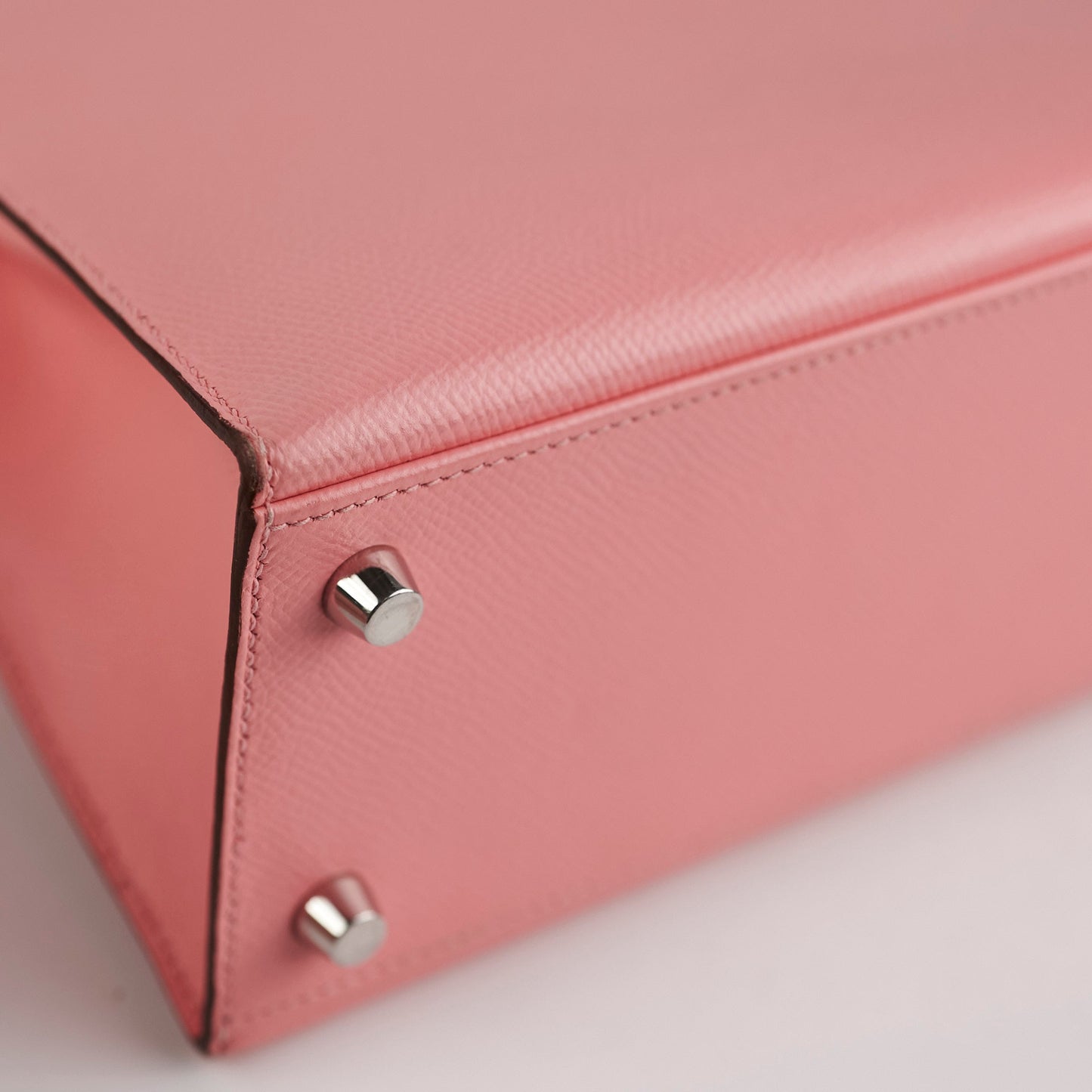 Hermes Kelly 25 Sellier Epsom Rose Confetti - Y Stamp