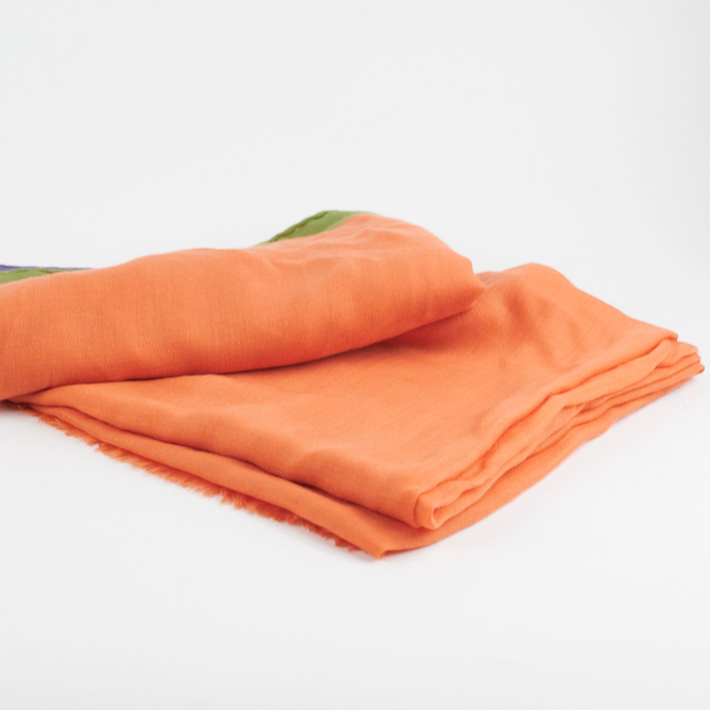 Hermes Orange Cashmere Scarf