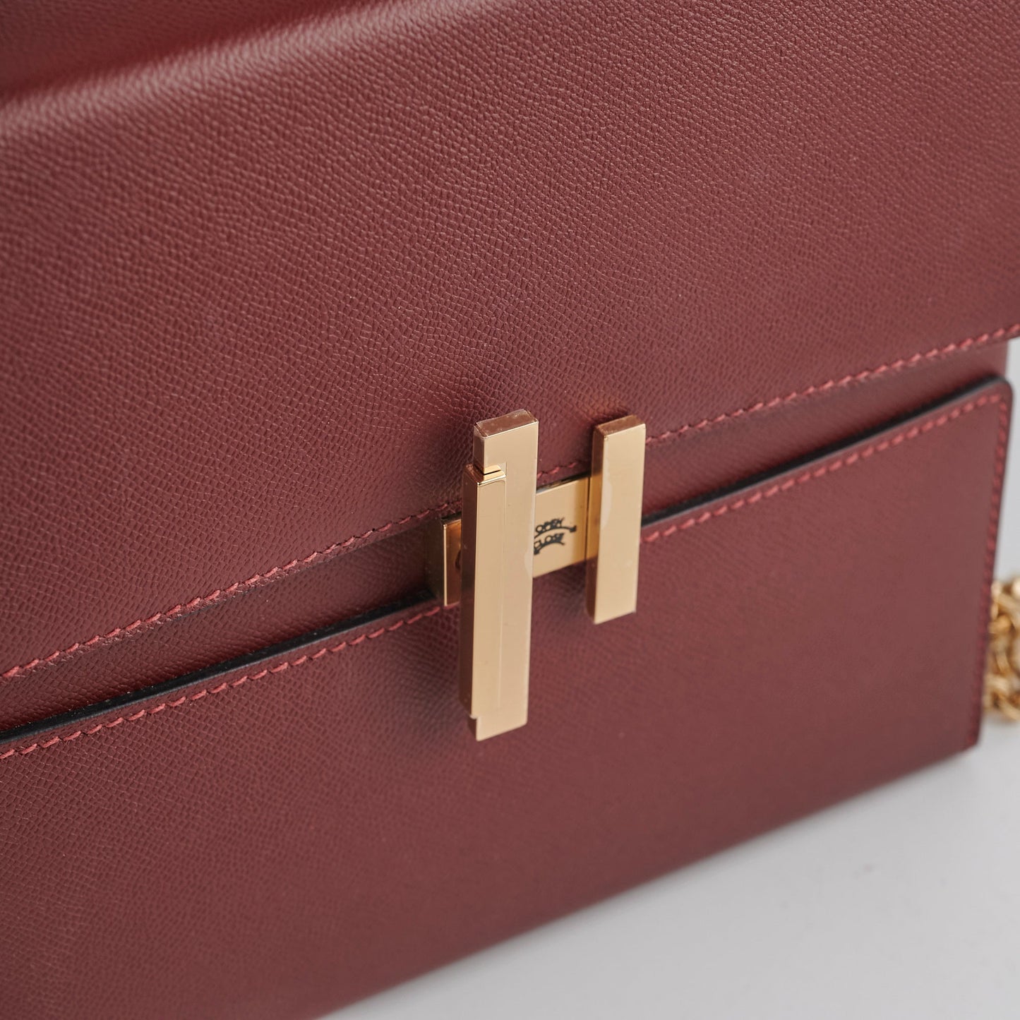 Hermes Rouge Tadelakt Cinhetic Y Stamp 2020