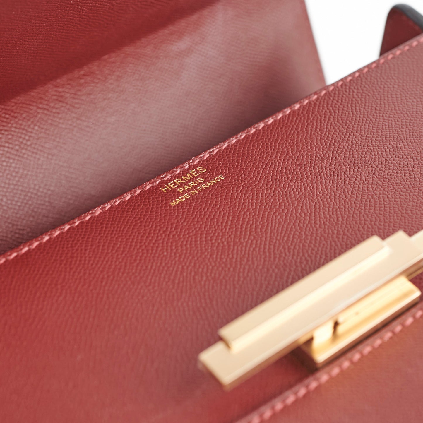 Hermes Rouge Tadelakt Cinhetic Y Stamp 2020