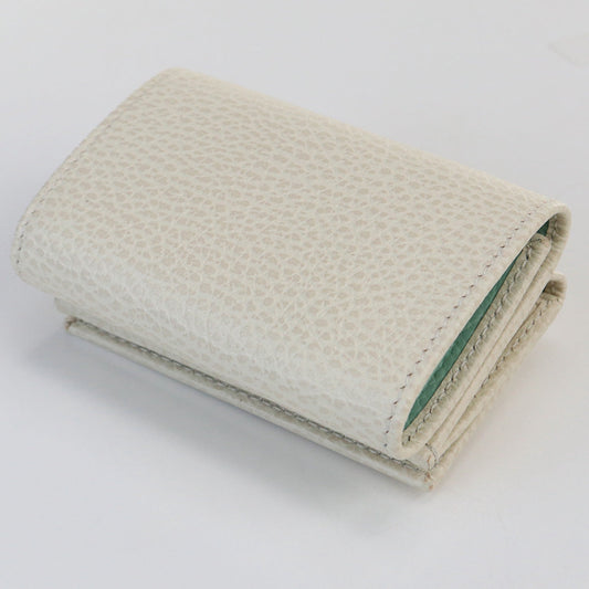 GUCCI 735212 double g wallet trifold wallet compact wallet leather white Women