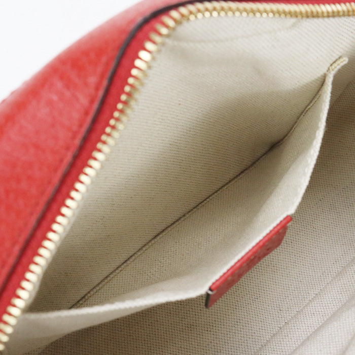 GUCCI 574886 GG Apple Supreme Cross body bag Shoulder Coated leather beige Women