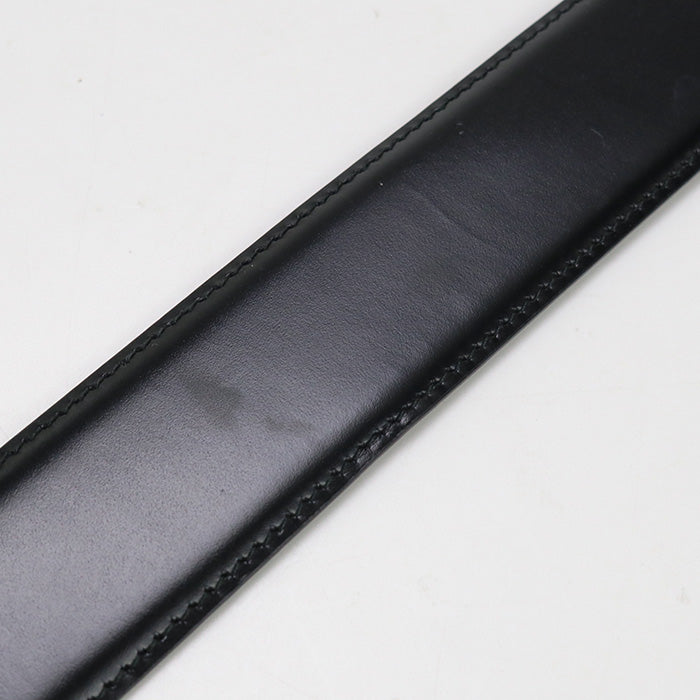 GUCCI 476341 belt GG Marmont Crystal Rhinestone leather black mens